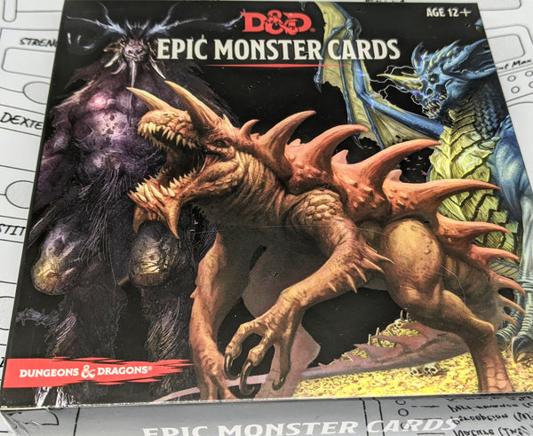 Epic Monster Cards 5E
